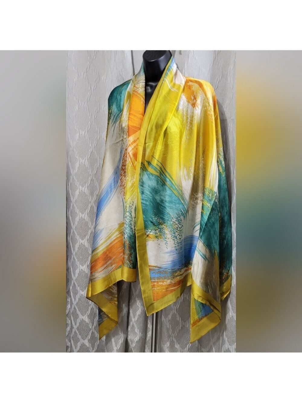 Kollie More | 100% Viscose Scarf | Lightweight & Stylish Scarf | Abstract